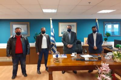 Συνάντηση Γ. Κουκουδάκη με τον Νέο Υφυπουργό Ναυτιλίας και Νησιωτικής Πολιτικής Κ. Κατσαφάδο