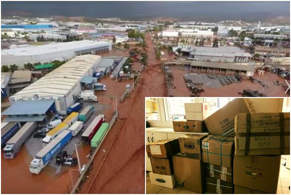 Εστάλησαν στον Δήμο Μάνδρας τα είδη που συγκεντρώθηκαν από την Ύδρα για τους πληγέντες