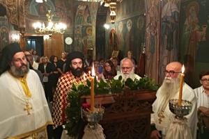 Ο Παν. Πρωτ. Αρχ. π. Ν. Δαρδανός εκπροσώπησε τον Μητροπολίτη κ. ΕΦΡΑΙΜ στη Μονή Παναγίας "Ελευθερώτριας" Αιγίνης