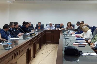 Συνεδρίαση Συντονιστικού Οργάνου Πολιτικής Προστασίας