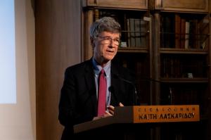 Ο οικονομολόγος  Jeffrey Sachs στο Ίδρυμα Αικατερίνης Λασκαρίδη