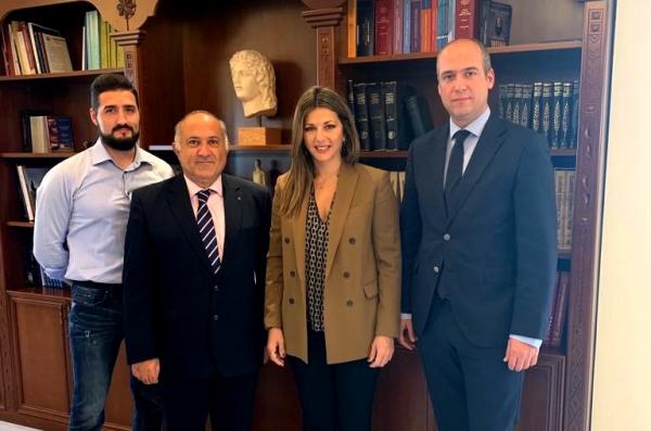 Συνάντηση του Βουλευτή Χρ. Μπουτσικάκη και του ΕΔΜΝ  με την Υφυπουργό Παιδείας Σ. Ζαχαράκη