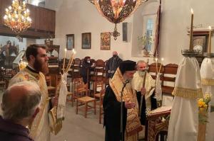 Α' Χαιρετισμοί  - Ο Μητροπολίτης ΕΦΡΑΙΜ χοροστάτησε στον Ι. Ναό Τιμίου Προδρόμου Ύδρας