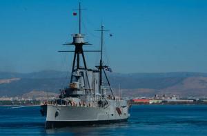 Το Θωρηκτό "Γ. ΑΒΕΡΩΦ" βάζει πλώρη για τη Θεσσαλονίκη