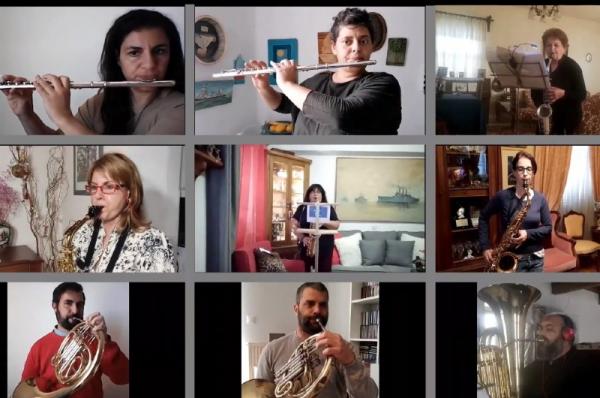 Το εγκώμιο  του επιταφίου θρήνου της Μ. Παρασκευής "Αι γενεαί πάσαι" από τον Μουσικό Σύλλογο Ύδρας