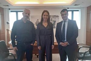 Συνάντηση Γ. Κουκουδάκη και Π. Ράππα με την Υφυπουργό Παιδείας Δ. Μιχαηλίδου