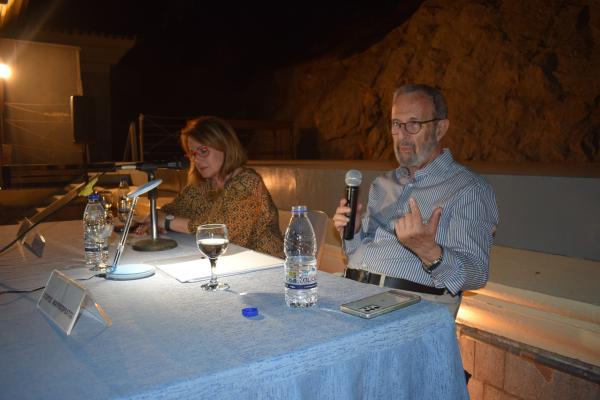 Μεγάλο ενδιαφέρον  σημείωσε η ομιλία του τ. καθηγητή του Πανεπιστημίου Αθηνών, ιστορικού Γ. Μαυρογορδάτου στο ΙΑΜΥ