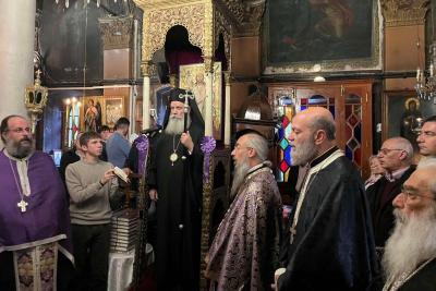 Τελέστηκε   ο πρώτος Κατανυκτικός Εσπερινός προεξάρχοντος του Σεβ. Ποιμενάρχη μας κ. ΕΦΡΑΙΜ στον Ι. Μητροπολιτικό Ναό Κοιμήσεως της Θεοτόκου Αιγίνης