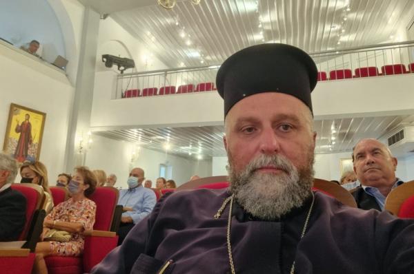 Στο 13ο Ναυτιλιακό Συνέδριο Ύδρας, τον Μητροπολίτη κ. ΕΦΡΑΙΜ εκπροσώπησε ο Γ.Α.Ε. πρωτ. π. Ακίνδυνος Δαρδανός