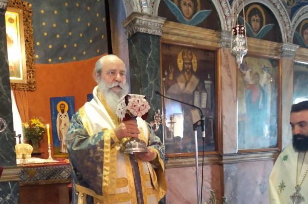 Ο Μητροπολίτης ΕΦΡΑΙΜ στις λατρευτικές εκδηλώσεις στην ενορία του Αγίου Διονυσίου Αιγίνης