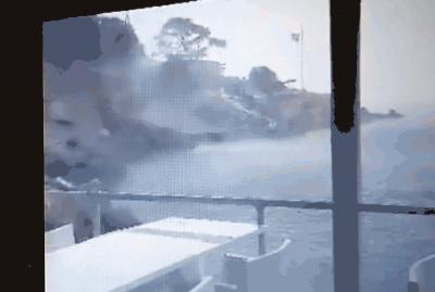 Ζημιές προκάλεσε  ο "Ιανός" στο μπαρ καφετέρια "Σπηλιά"