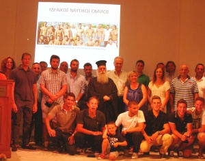 Βράβευση των αθλητών υδατοσφαίρισης του ΥΝΟ από τον Δήμο Ύδρας