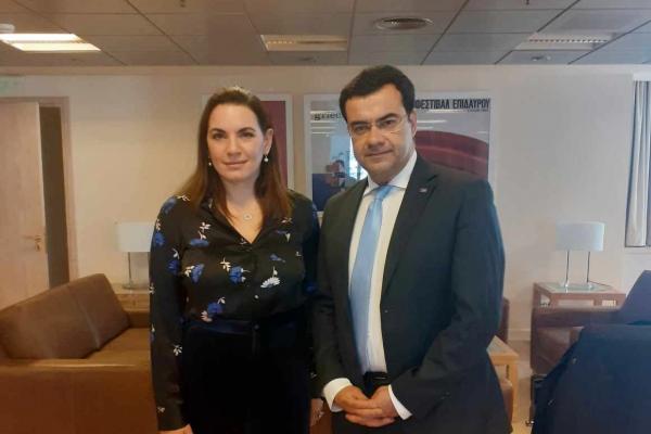 Συναντήσεις   του Δημάρχου Ύδρας Γ. Κουκουδάκη με την Υπουργό Τουρισμού και τον Γ. Γραμματέα του ΕΟΤ