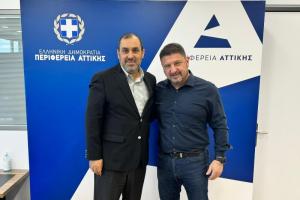 Συνάντηση Κώστα Κατσαφάδου με τον Νίκο Χαρδαλιά