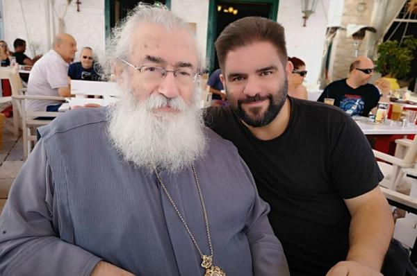 Ο Αρχιεπίσκοπος Σινά κ. Δαμιανός στην Ύδρα