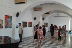 Πραγματοποιήθηκαν τα εγκαίνια της ομαδικής έκθεσης των ζωγράφων της Ύδρας