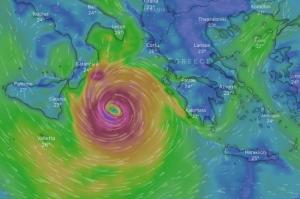 Ο «Ιανός» ενισχύεται και αποκτά χαρακτηριστικά Μεσογειακού Κυκλώνα, σύμφωνα με το meteo