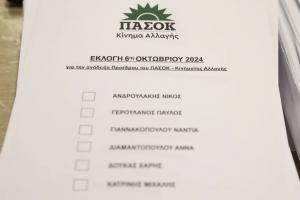 Τα αποτελέσματα  των εκλογών στην Ύδρα για την ανάδειξη νέου Προέδρου του ΠΑΣΟΚ