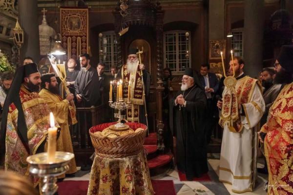 Εορτασμός Αγίου Κωνσταντίνου | Με λαμπρότητα ο Μέγας Τρισαρχιερατικός Εσπερινός στον Ι. Καθεδρικό Ναό Ύδρας