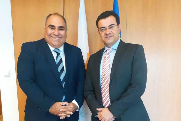 Συνάντηση του Δήμαρχου Ύδρας Γιώργου Κουκουδάκη με τον Πρέσβη της Κυπριακής Δημοκρατίας στην Ελλάδα Σταύρο Αυγουστίδη