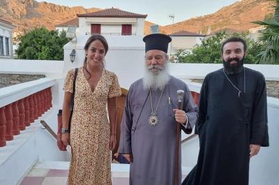 O Μητροπολίτης ΕΦΡΑΙΜ δέχθηκε την Υφυπουργό Εργασίας και Κοινωνικών Υποθέσεων Δόμνα Μιχαηλίδου