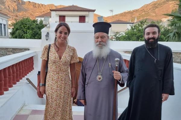 O Μητροπολίτης ΕΦΡΑΙΜ δέχθηκε την Υφυπουργό Εργασίας και Κοινωνικών Υποθέσεων Δόμνα Μιχαηλίδου