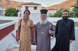 O Μητροπολίτης ΕΦΡΑΙΜ δέχθηκε την Υφυπουργό Εργασίας και Κοινωνικών Υποθέσεων Δόμνα Μιχαηλίδου