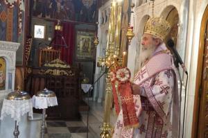 Στον Ενοριακό Ναό Ευαγγελισμού Πόρου ιερούργησε ο Μητροπολίτης ΕΦΡΑΙΜ