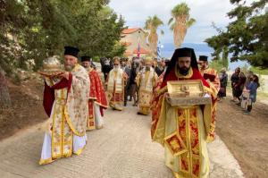 Με λαμπρότητα  και κλίμα κατάνυξης ο εορτασμός του Πολιούχου Νεομάρτυρα Αγίου Κωνσταντίνου του Υδραίου στον ομώνυμο Ι. Ναό