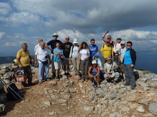 Αρκάδες ορειβάτες επισκέφτηκαν την Ύδρα