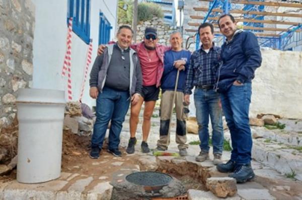 Αποκαταστάθηκαν άμεσα  οι βλάβες του δικτύου ύδρευσης της Ύδρας