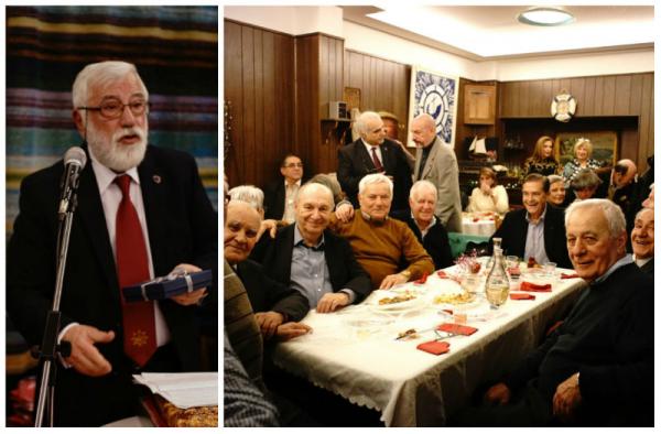 Από την εκδήλωση κοπής της βασιλόπιτας της Λέσχης Αποφοίτων Σχολής Ναυτιλίας Ύδρας