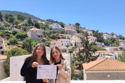 Διάκριση   στον Πανελλήνιο Οικονομικό Διαγωνισμό του Ελληνικού Ανοικτού Πανεπιστημίου για δύο μαθήτριες του Γυμνασίου Ύδρας!