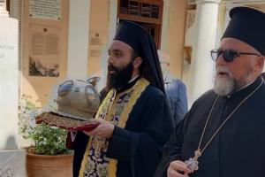 Αναχώρησε   για το Ναύπλιο η Τιμία Κάρα του Αγίου Νεομάρτυρα Κωνσταντίνου του Υδραίου