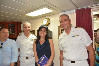 Στην Ύδρα η πρέσβειρα της Αργεντινής για τα Μιαούλεια