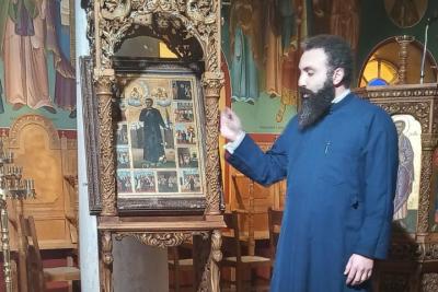 Γυρίσματα   του PemptousiaTV για τον Νεομάρτυρα Άγιο Κωνσταντίνο τον Υδραίο