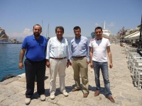 Συνάντηση των νέων Δημάρχων Ύδρας, Πόρου και Κυθήρων με τον νέο Αντιπεριφερειάρχη Νήσων