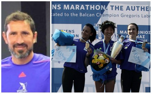 Δεύτερη στον 33ο Μαραθώνιο Αθήνας η Ρεμπούλη, του Παναγιώτη Χαραμή. Άλλοι τέσσερις αθλητές του, στις πρώτες θέσεις