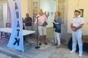 Από την απονομή των μεταλλίων στους νικητές που συμμετείχαν στην 2η REGATTA ΣΑΡΩΝΙΚΟΥ 2022 «ΙΩΣΗΦ ΘΕΟΔΩΡΟΥ»