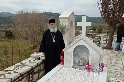 Ο Μητροπολίτης ΕΦΡΑΙΜ ετέλεσε το εξάμηνο μνημόσυνο του Γέροντα Αρχιμ. π. Ανανία Κουστένη