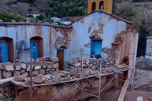 Έναρξη εργασιών  της ανακαίνισης του Ιερού Ναού Μεταμορφώσεως του Σωτήρος στην Ύδρα