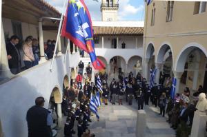 Καταθέσεις στεφάνων  από μαθητές και σπουδαστές για την εθνική επέτειο της 28ης Οκτωβρίου