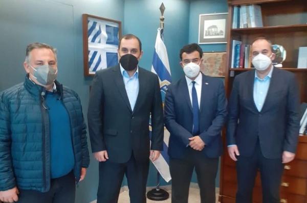 Συνάντηση Γ. Κουκουδάκη με τον Υπουργό και τον Υφυπουργό Ναυτιλίας και Νησιωτικής Πολιτικής