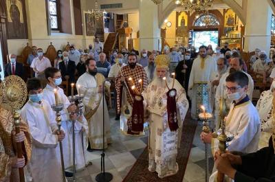 Ιερούργησε στον πανηγυρίζοντα Μητροπολιτικό Ναό Τιμίου Προδρόμου Κρανιδίου ο Μητροπολίτης ΕΦΡΑΙΜ και εκήρυξε τον Θ. Λόγον