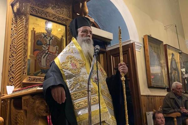 Μέγας Αρχιερατικός Εσπερινός στην ενορία της Παναγίτσας Αιγίνης προεξάρχοντος του Μητροπολίτη Ύδρας κ. ΕΦΡΑΙΜ