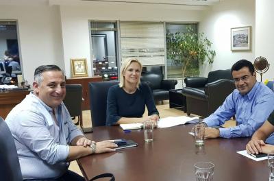 Mε την Αντιπεριφερειάρχη Νήσων Βάσω Θεοδωρακοπούλου Μπόγρη συναντήθηκε ο Δήμαρχος Ύδρας Γιώργος Κουκουδάκης