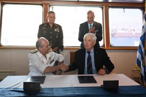 ΠΓΥ ΠΕΡΣΕΑΣ:  Μια ακόμη δωρεά της οικογένειας Πάνου Λασκαρίδη στο Πολεμικό Ναυτικό