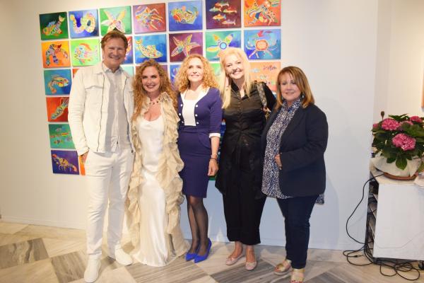 Με πολύ μεγάλη επιτυχία και συμμετοχή έγιναν στο ΙΑΜΥ τα εγκαίνια της έκθεσης «AEGEO ARTS» της Katja Nagel