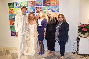 Με πολύ μεγάλη επιτυχία και συμμετοχή έγιναν στο ΙΑΜΥ τα εγκαίνια της έκθεσης «AEGEO ARTS» της Katja Nagel