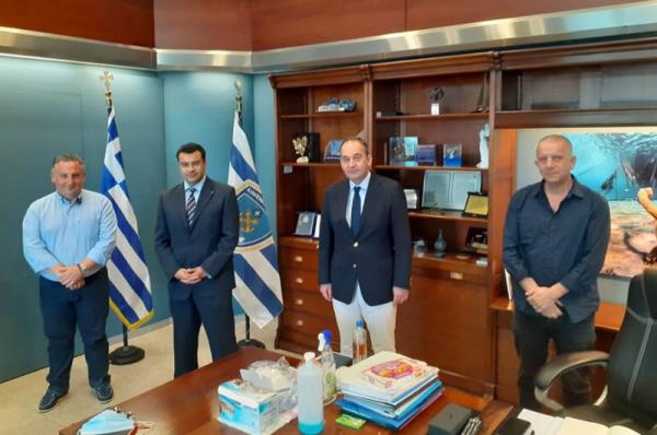 Συνάντηση Γ. Κουκουδάκη με τον Υπουργό Ναυτιλίας και Νησιωτικής Πολιτικής Ιωάννη Πλακιωτάκη